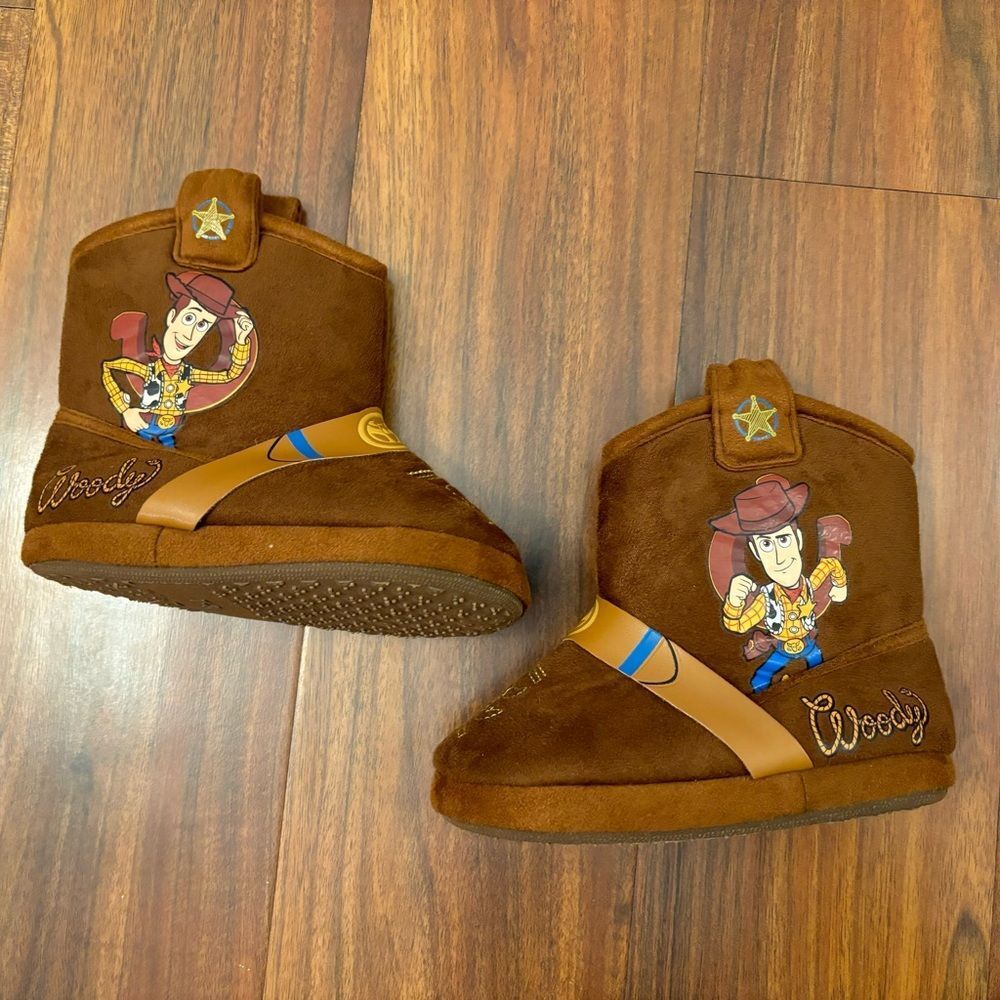Disney Pixar Toy Story Woody Cowboy Boot Slippers